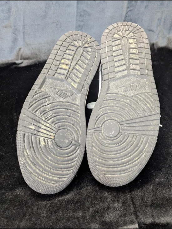 Sz 8M/9.5W Nike Jordans 1 Mid Split Black White Womens Mids Sneakers DR0501-101 - Picture 5 of 15